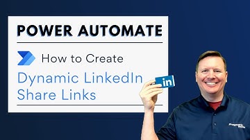 Power Automate: How to Create Dynamic LinkedIn Share Links