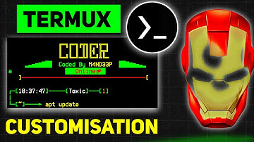 ⚡Termux-Customisation Part 1 [Tutorial] How to Customise your Termux Like Jarvis Environment 🔥 💯