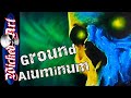 Ground Aluminum Airbrushed Skull