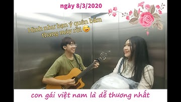 Tik tok việt nam - Những videos triệu view | ôm guitar đi hát tặng ngày 8/3 và cái kết bất ngờ...?