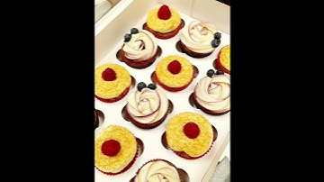 FREE STOCK FOOTAGE | #shorts | Cupcakes | Lemon | Vanilla | Blueberry | Raspberry