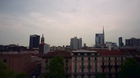 Milan Cityscape Stock Video