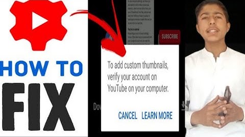 Custum Thumbnail Verify kaise karin /How to verify your youtube account (2023)