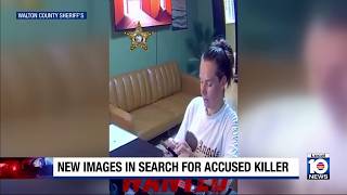 New images released in all-out search for accused Florida killer
