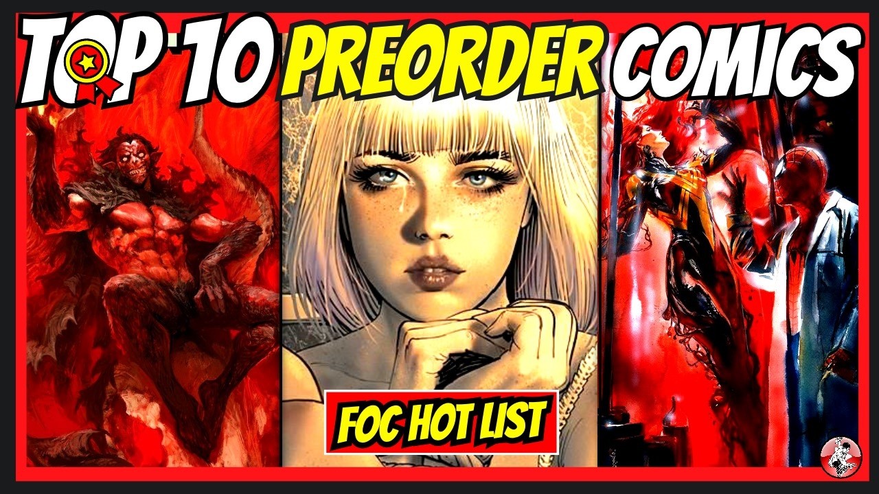 Top 10 New Preorder Comics 🔥 Covers, Indies, Marvel, DC, Keys 🔥 Final Order Cutoff