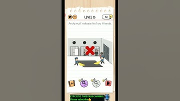 BRAIN TEST 2 PRISON ESCAPE LEVEL 15 WALKTHROUGH