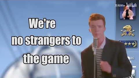 Rick Astley Play the CS:GO