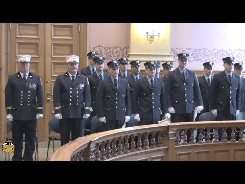 Jersey City Fire Department swears in 13 new members at City Hall ceremony