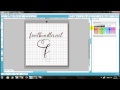 Accessing font glyphs in Silhouette Studio