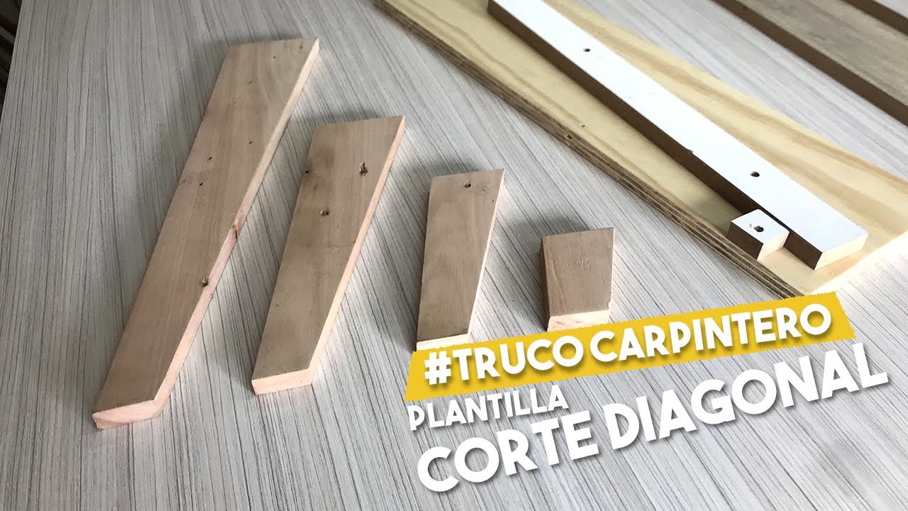 TrucoCarpintero PATAS ESCANDINAVAS, PLANTILLA, PROYECTO MUEBLE 