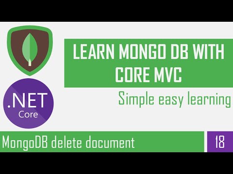 MongoDB Delete Document | Remove, DeleteOne and DeleteMany Methods | CRUD Operation | Asp.Net Core