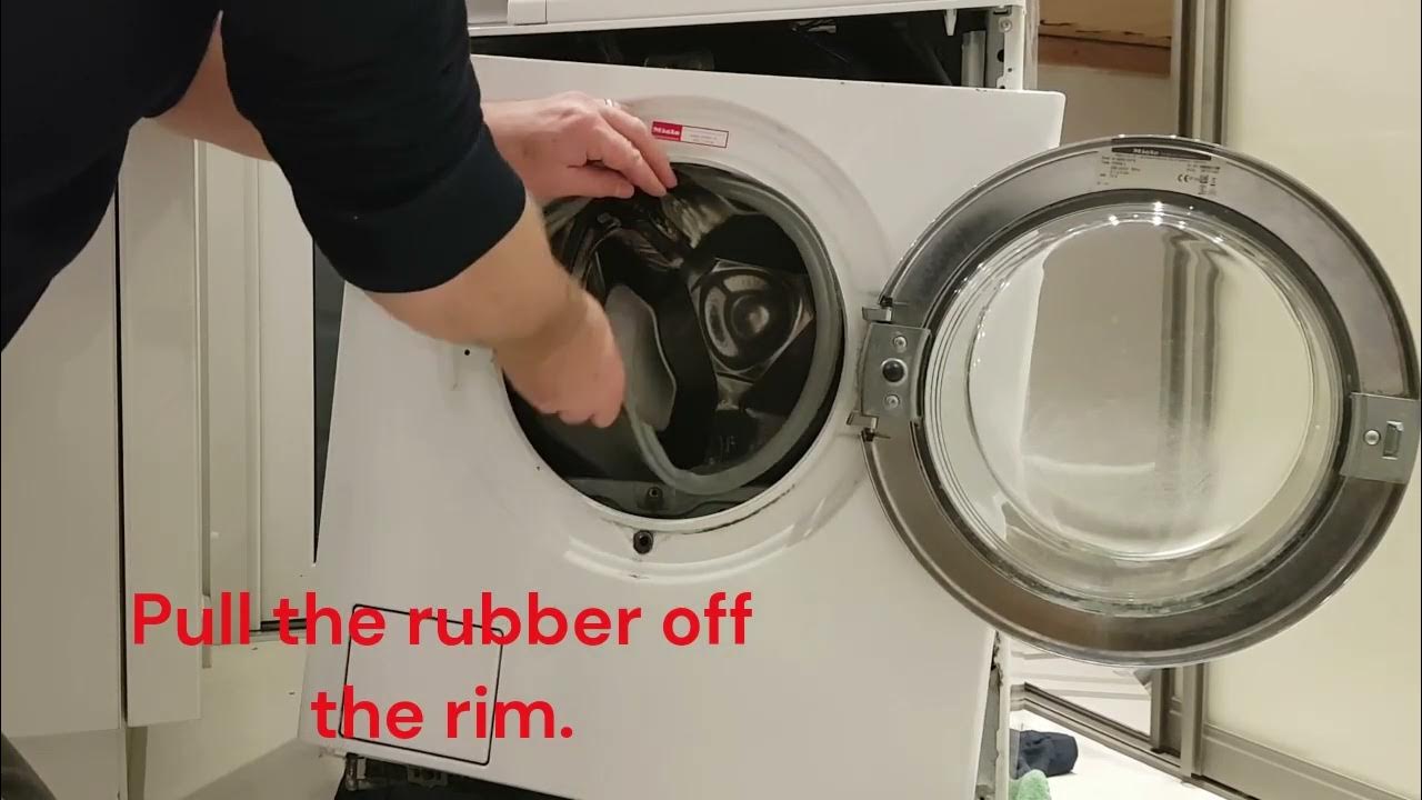 Miele V 5645 washing machine, door rubber replacement YouTube