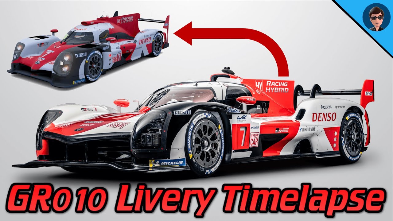 Toyota GR010 LMH Livery Timelapse | GT Sport Livery Timelapse