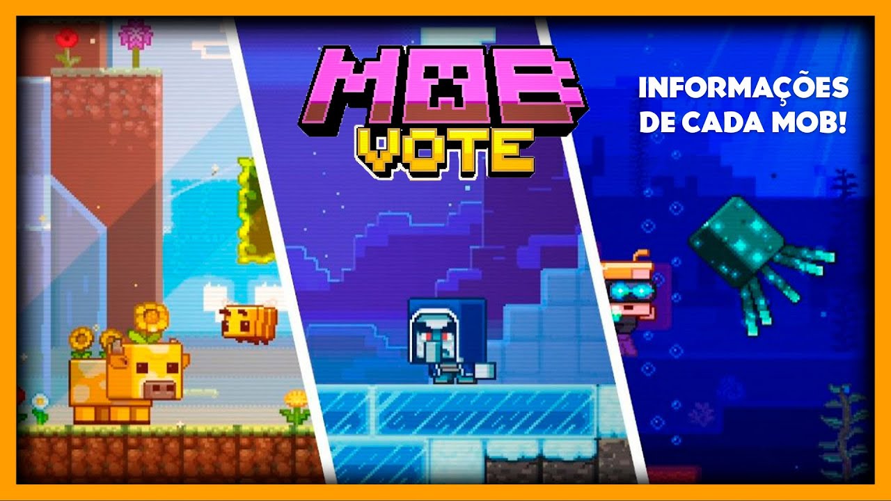 ✔️ MINECRAFT 1.17 - CONHEÇA OS 3 NOVOS MOBS da VOTAÇÃO 