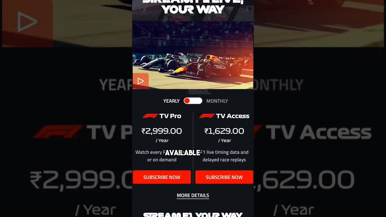 Get F1TV Pro in India Officially! 
