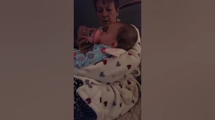 Baby getting fed