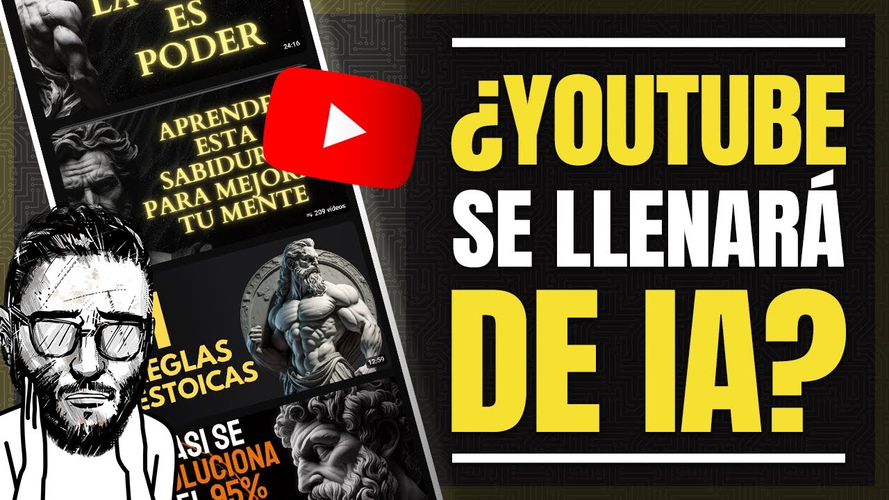 Youtube está REPLETA de vídeos generados por IA