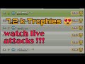 LİVE ATTACKS AT 7K TROPHİES ! | #BH9 #CLASHOFCLANS |