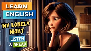 The Lonely Night  | Improve Your English | English Listening Skills - Speaking Skills