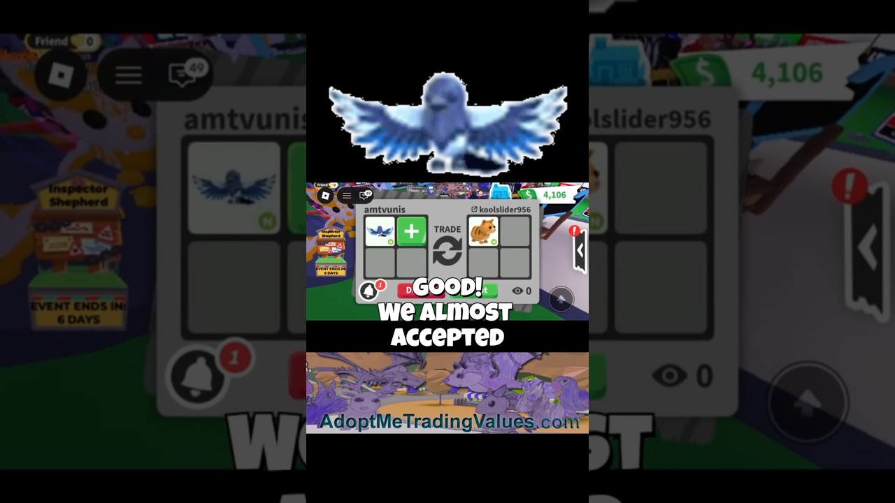 Trading Neon Magpie in Adopt Me! What Is It Worth?