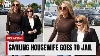 RHOM Star Lisa Hochstein Smiling as She Turns Herself In on Criminal Charges