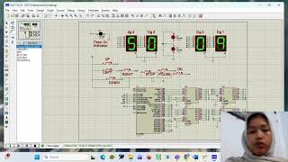 Tugas 5 Pt.13-14: Sistem Timer Count Down 1 Jam (0 s/d 59:59)
