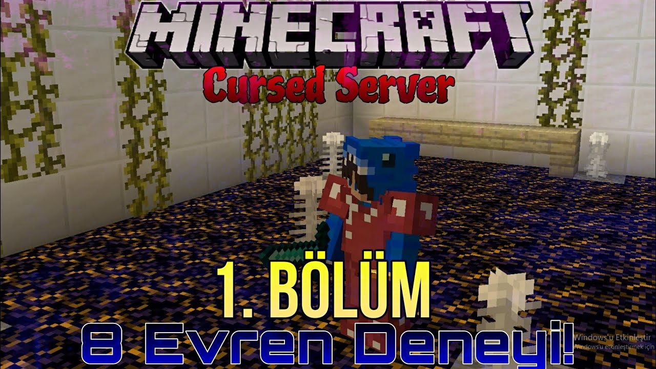 MİNECRAFT'IN EN KORKUNÇ SUNUCUSU: Cursed Server 1. Bölüm (8 Evren Deneyi!)