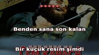 CEM KARACA - RESIMDEKI GOZYASLARI (KARAOKE VERSİYON) Resimi