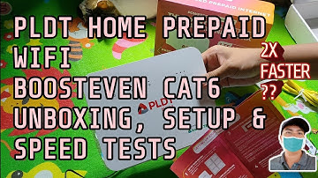 PLDT HOME PREPAID WIFI BOOSTEVEN CAT6 - UNBOXING, SETUP & SPEED TESTS