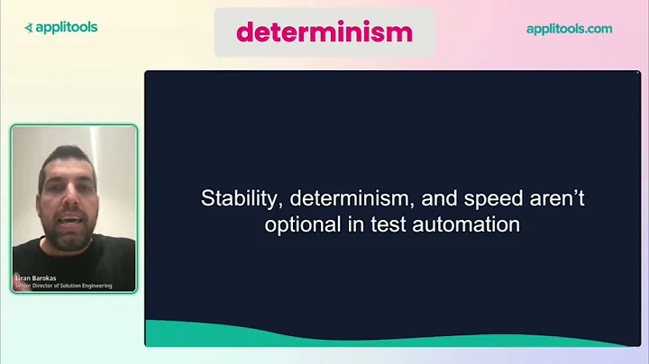 Testing Stability Why Determinism & Speed Matter More Than LLMs