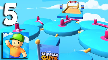 Stumble Guys - Gameplay Walkthrough Part 5 - This Map Is Awesome (Android, iOS)
