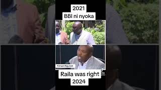 Mt Kenya Politicians Regret campaigning against Raila Odinga and BBI