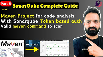 05- How to perform code quality analysis for a java project with SonarQube Project token