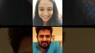 vishnu v nair and Gowri krishnan on Live | Thefoodiejinn