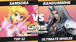 UAS II Finale - Samsora (Peach) Vs. RandumMNK (Sephiroth) Smash Ultimate - SSBU