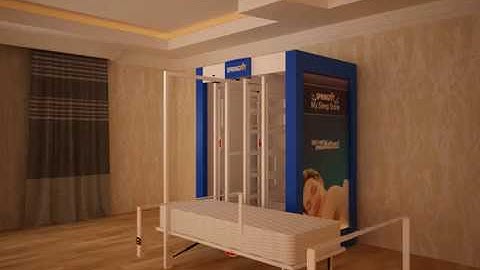 Assembling Animation of Standard Mattress Display System