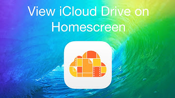 Quicktip: View iCloud Drive on Home screen in iOS 9