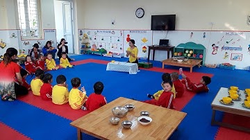 Hoạt động nhận biết tập nói : Cái bát, cái thìa