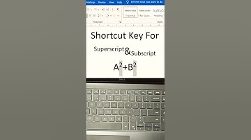 Shortcut key for superscript and subscript| Ms Word Hidden trick #shorts #shortvideo  #microsoftword