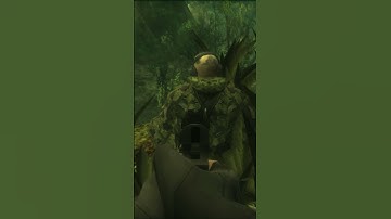BEAT THE END IN METAL GEAR SOLID 3 IN 30 SECONDS! 😮 #metalgearsolid