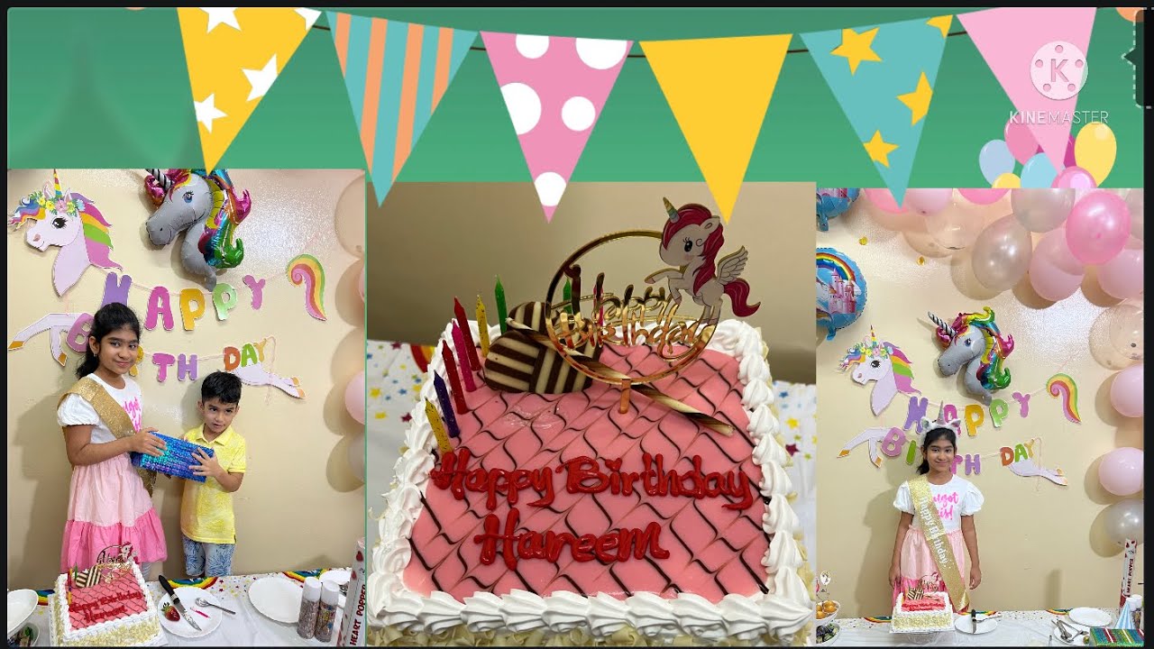 Hareem Fatima Birthday party Birthday 🎂 party video Hareem&Haris channel YouTube