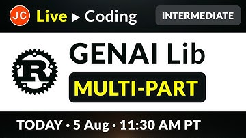 JC Rust Live Coding ➜ GENAI Multi-Part Support for Image, PDF, and More