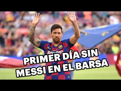 Arrancó la era post-Lionel Messi en Barcelona: "Despídete como una leyenda", el pedido de un hincha🙏