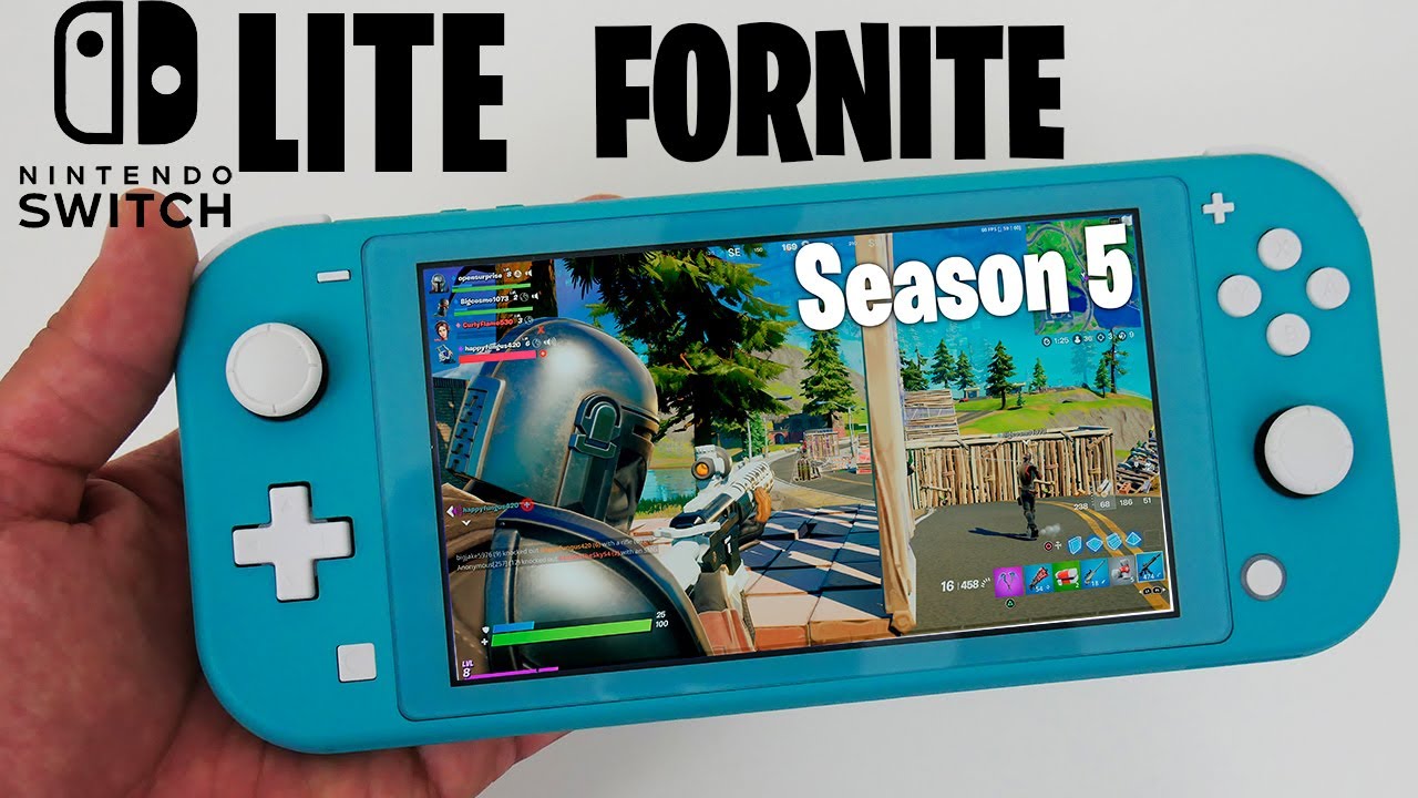 Fortnite Chapter 2 Season 5 Gameplay On Nintendo Switch Lite Youtube