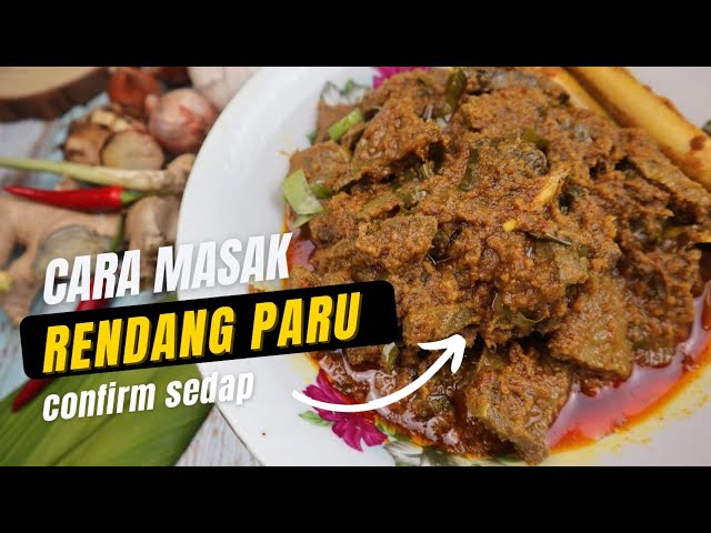 Cara dapatkan rasa RENDANG PARU yang sedap. incik suami makan bertambah-tambah class=