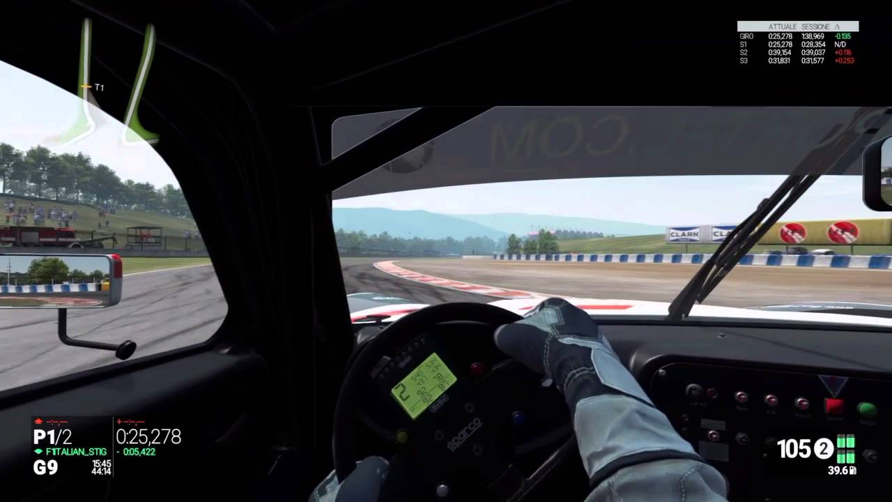 Zhuhai international 1'38''689 Ginetta GT4 nessun aiuto di guida setup default
