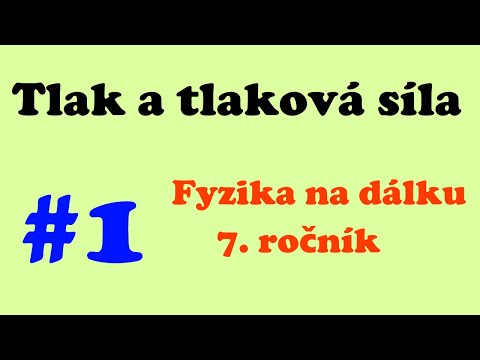 Video: Je tlak nepřímo úměrný ploše?