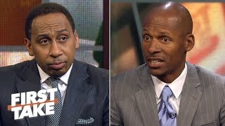 Stephen A. asks Ray Allen about his relationship with Rajon Rondo and former Celtics | First Take