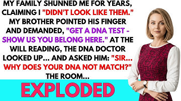My brother forced a DNA test to prove I don’t deserve the inheritance —but the results left him pale