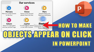 [TUTORIAL] How to Make Text/Images APPEAR on CLICK in PowerPoint (or Disappear)